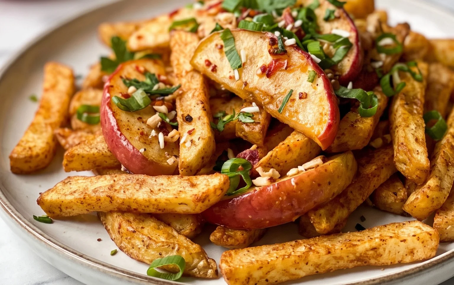 Air Fryer Apple Fries