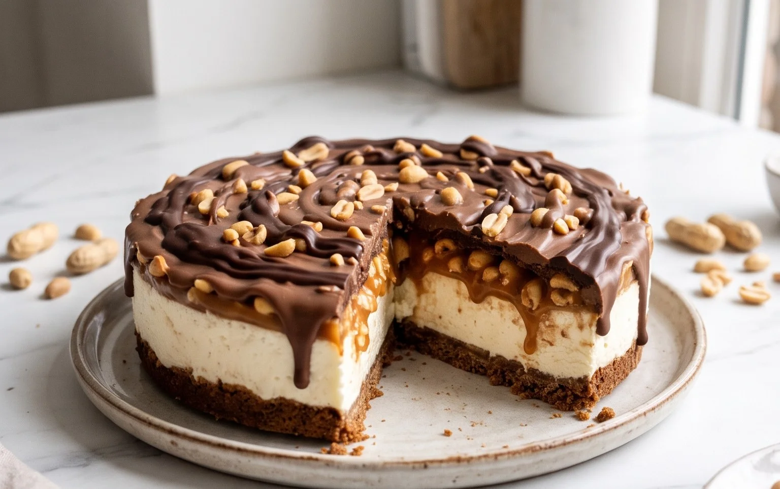 Snickers Monchou taart
